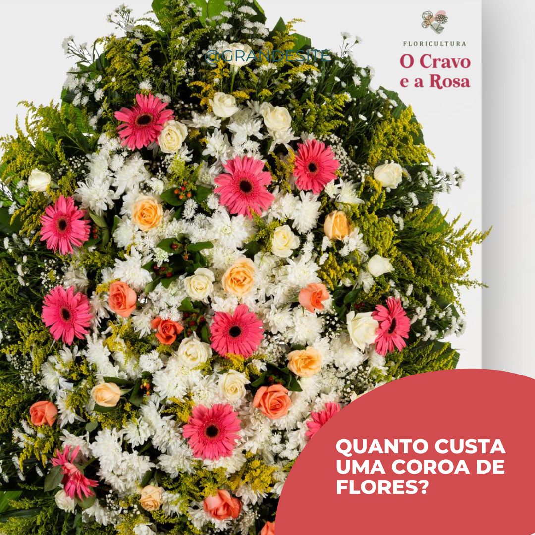 Saiba quanto custa uma coroa de flores